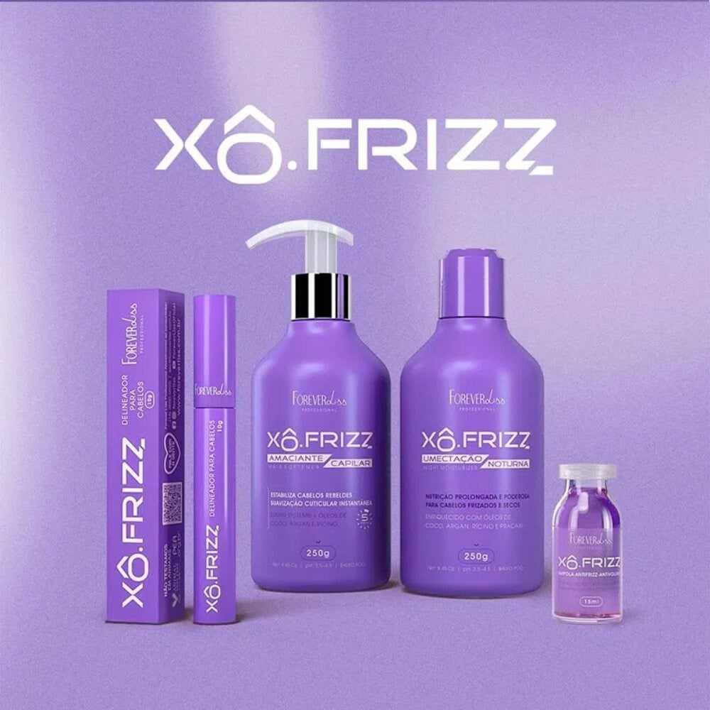 Forever Liss Xô Frizz Delineador para Cabelos 10 g
