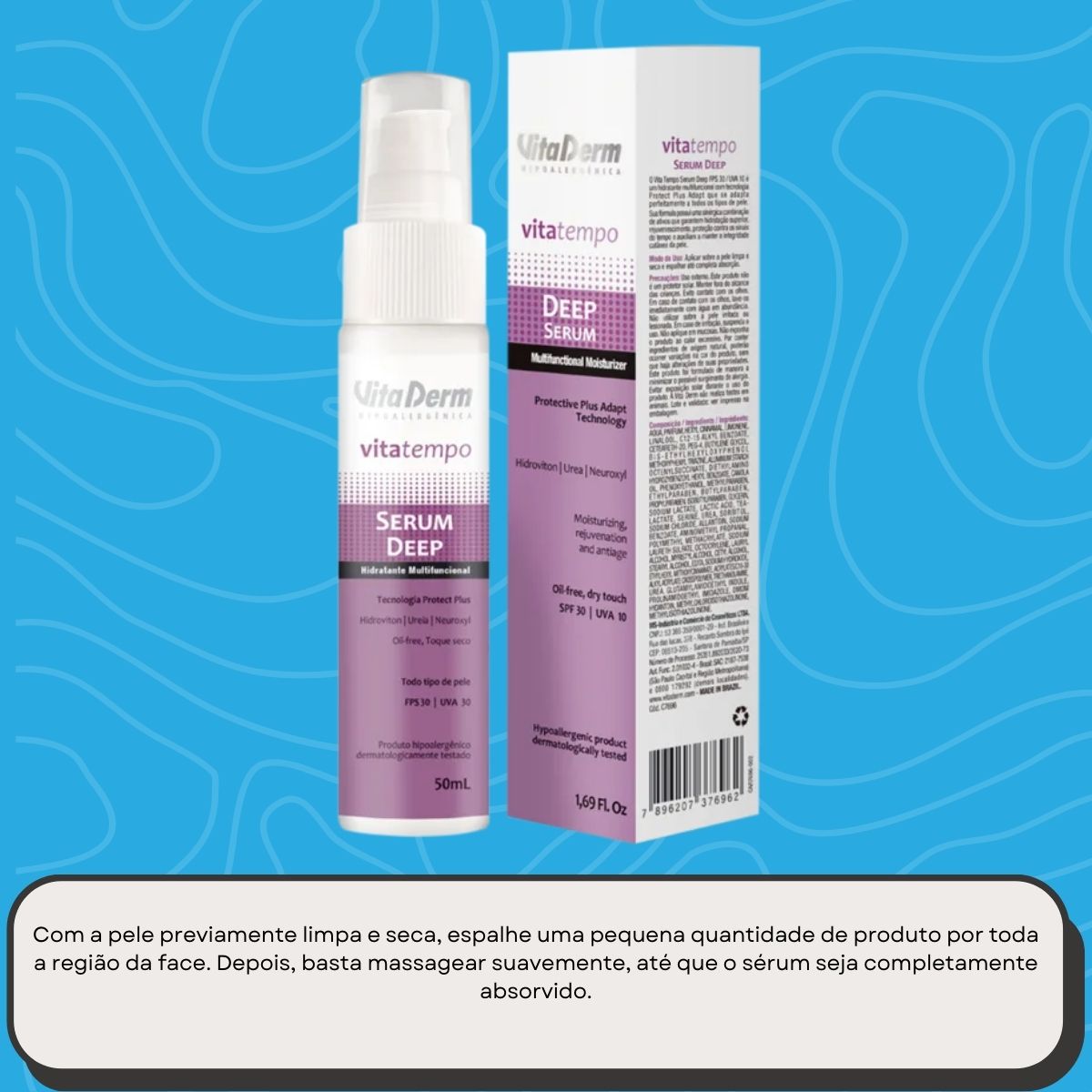 Vita Derm Vitatempo Deep Multifuncional Sérum Redutor de Linhas 50 ml