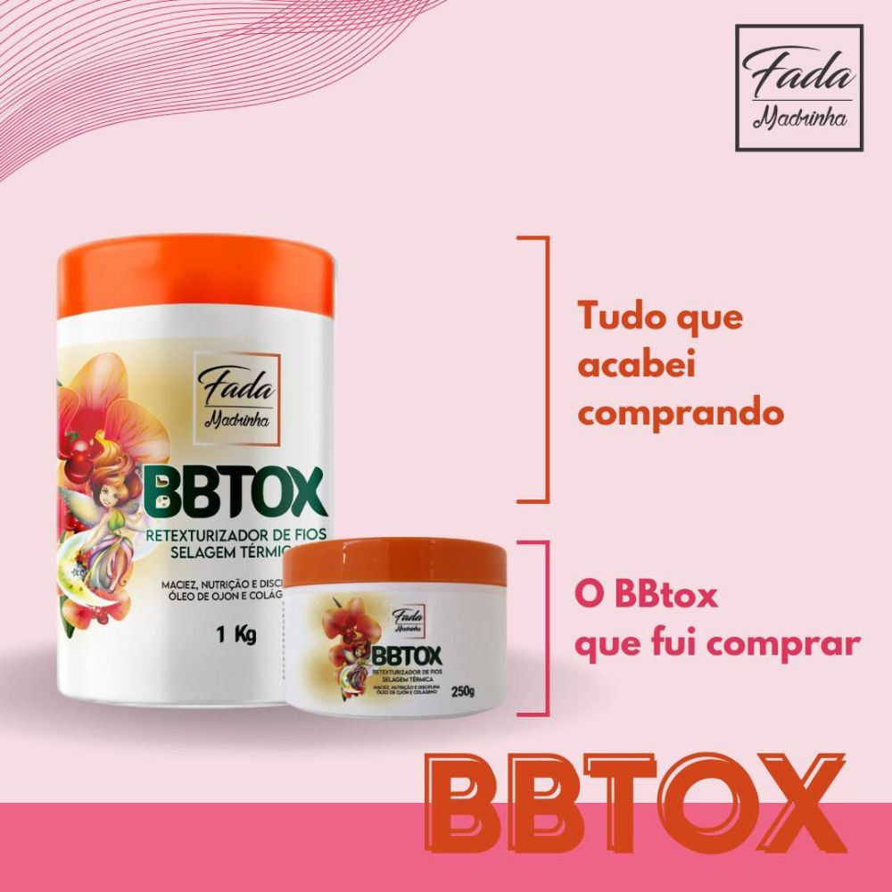 Progressiva Fada Madrinha BBTOX Selagem Térmica 250g