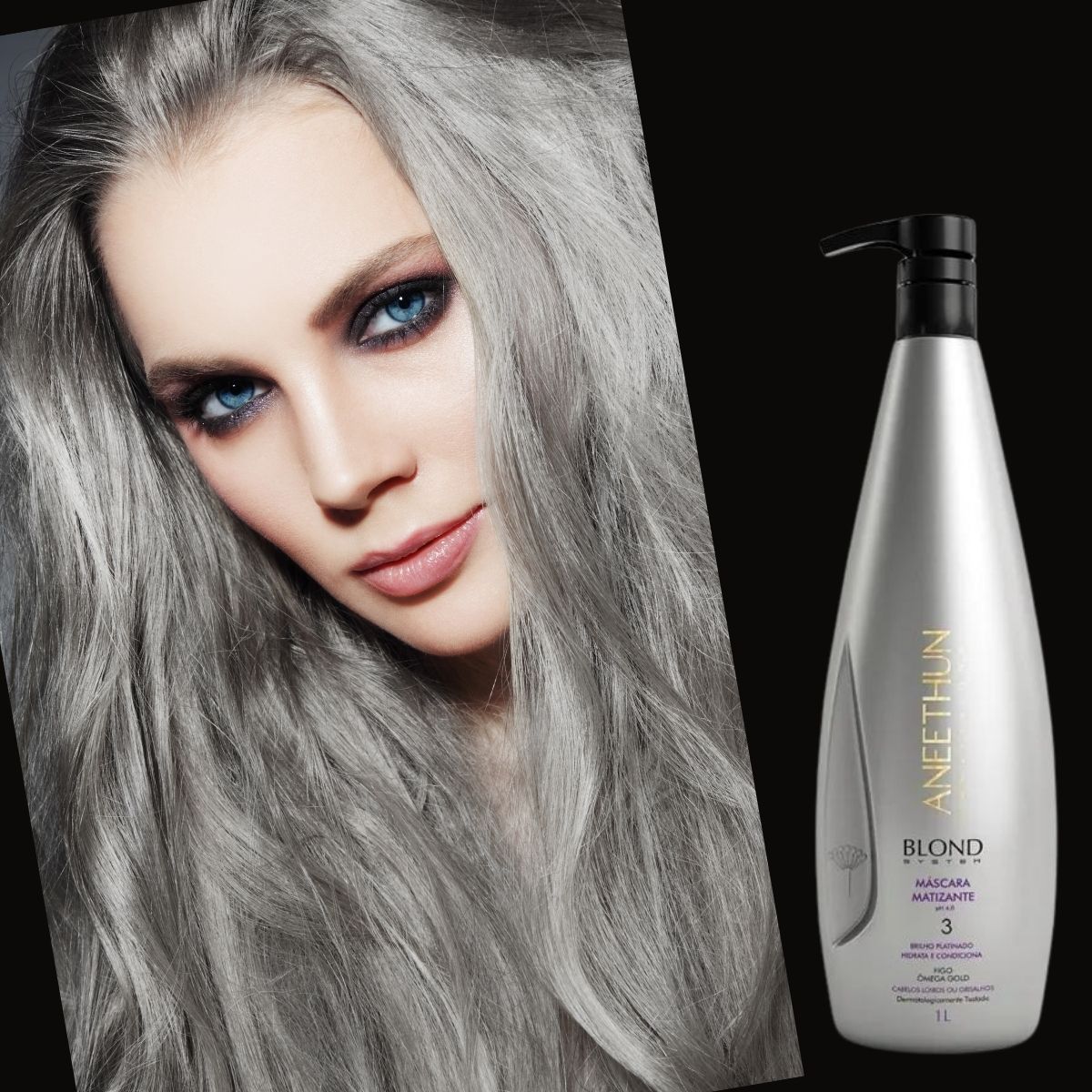 Máscara Aneethun Blond Matizante 1000g