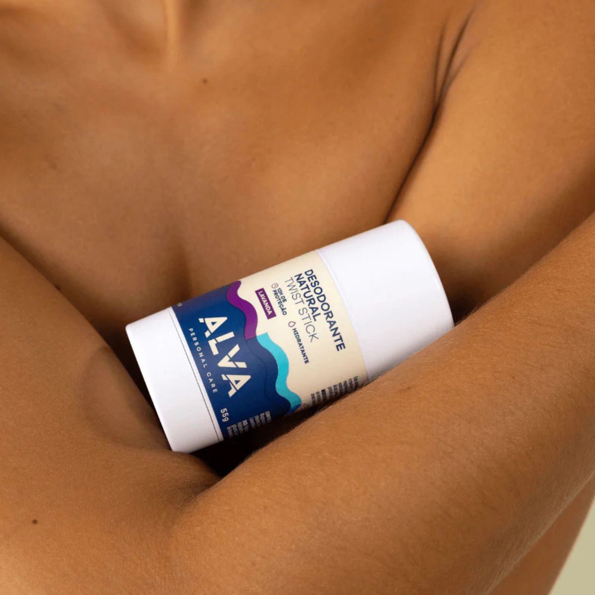 Alva Twist Stick Desodorante Natural em Barra Lavanda 55g