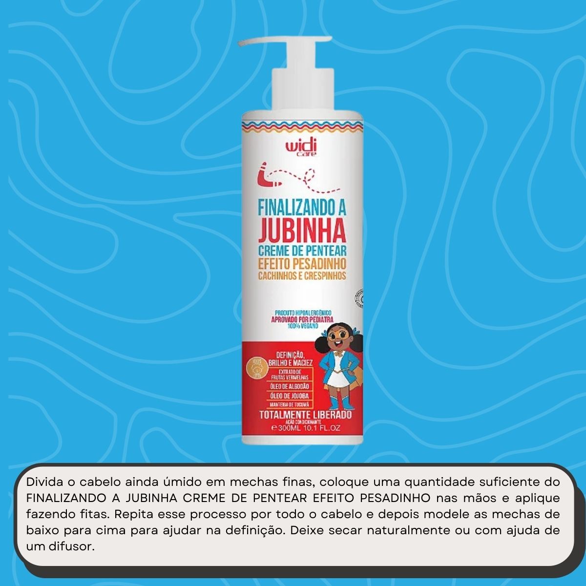 Creme de Pentear Widi Care Finalizando A Jubinha 300 ml