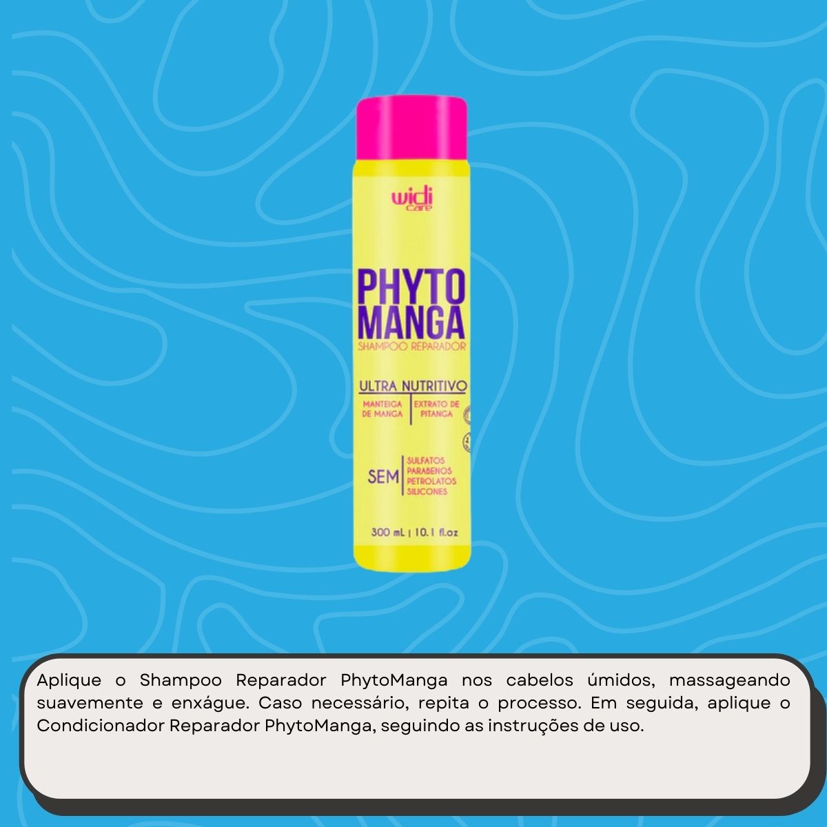 Shampoo Widi Care PhytoManga Reparador 300 ml