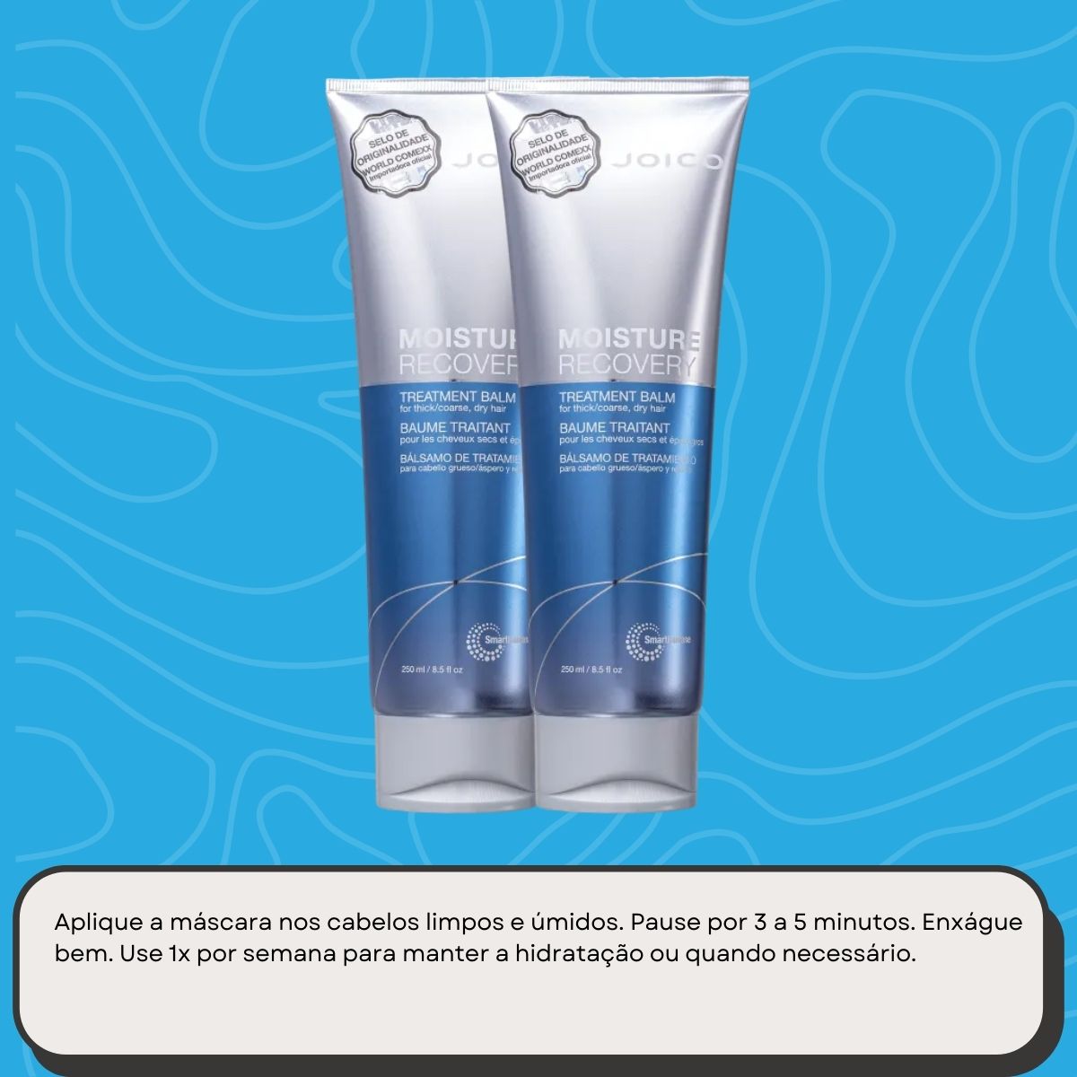 Kit Joico Moisture Recovery Treatment Balm 2 Máscara 250 ml