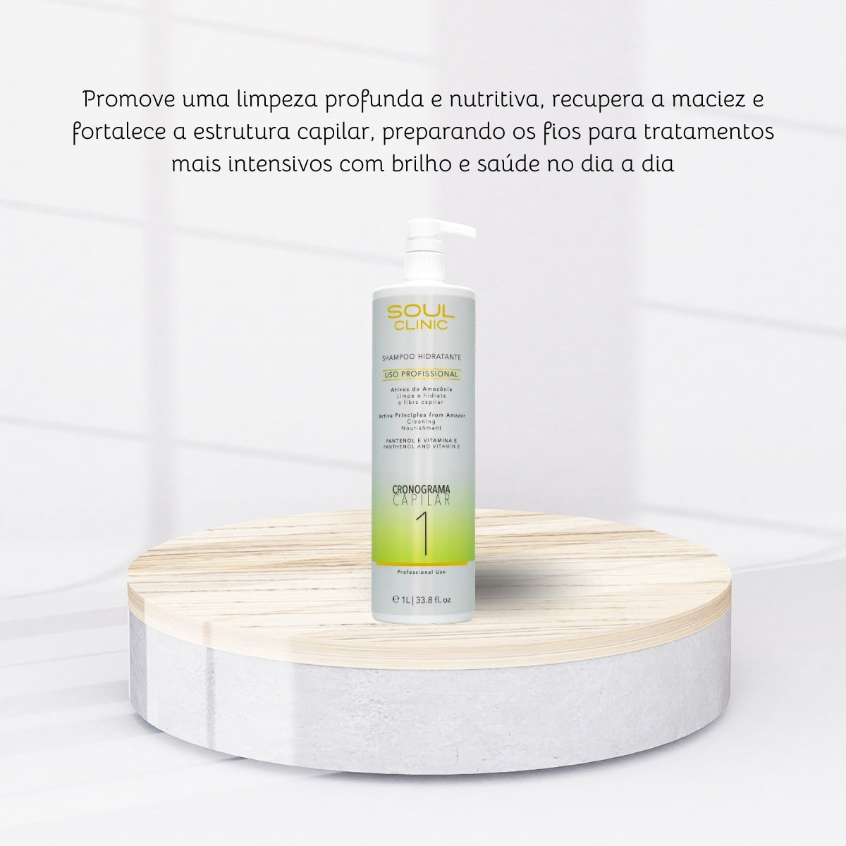 Shampoo Soul Clinic Cronograma Capilar Hidratante 1 Litro