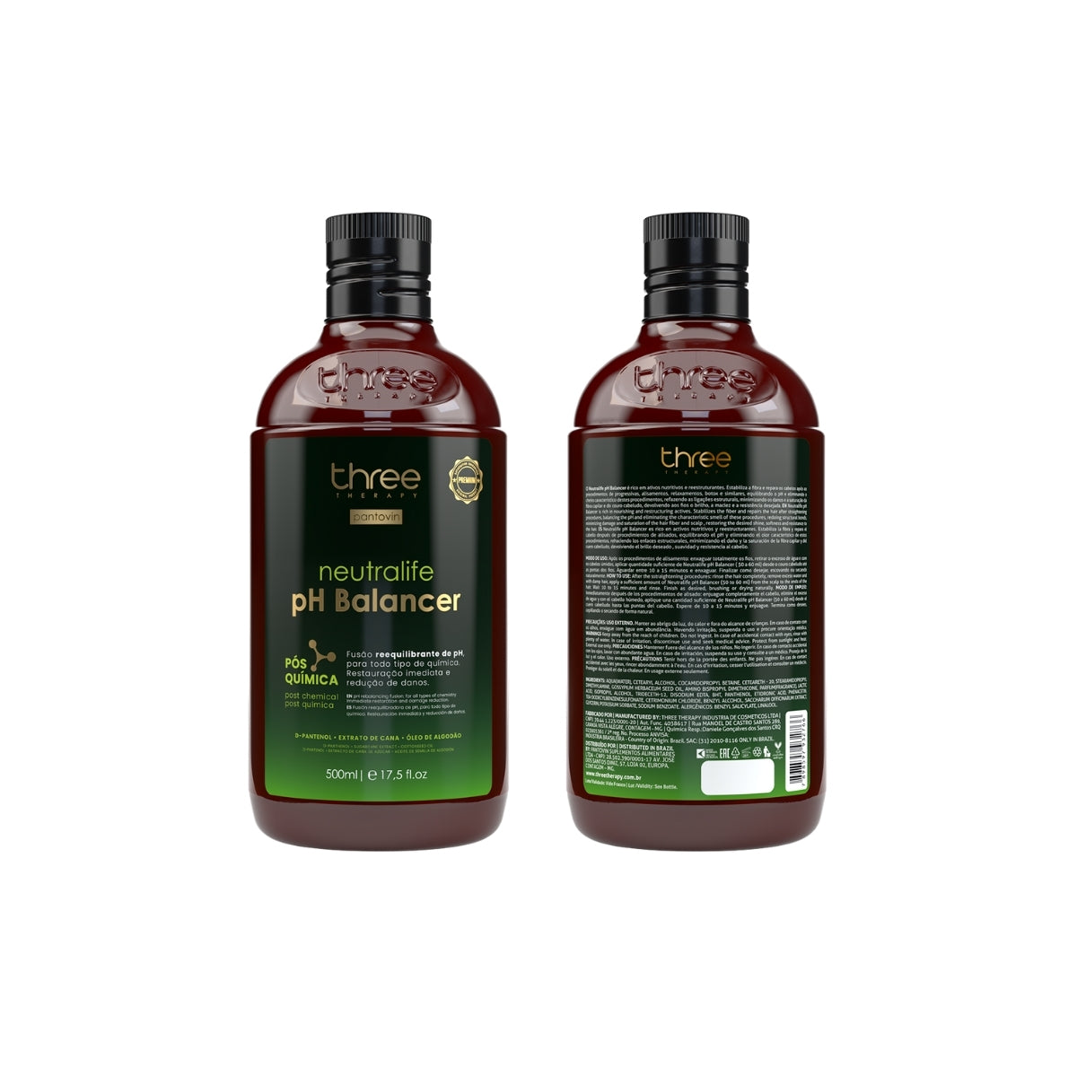 Three Therapy Pantovin Neutralife PH Balancer Pós Quimica 500 ml