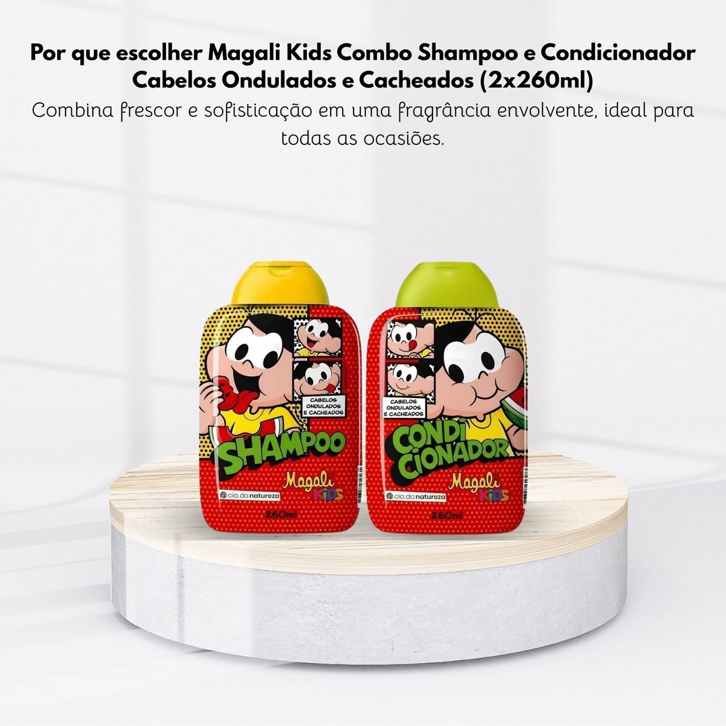 Kit Cia da Natureza Magali Shampoo Condicionador 260 ml