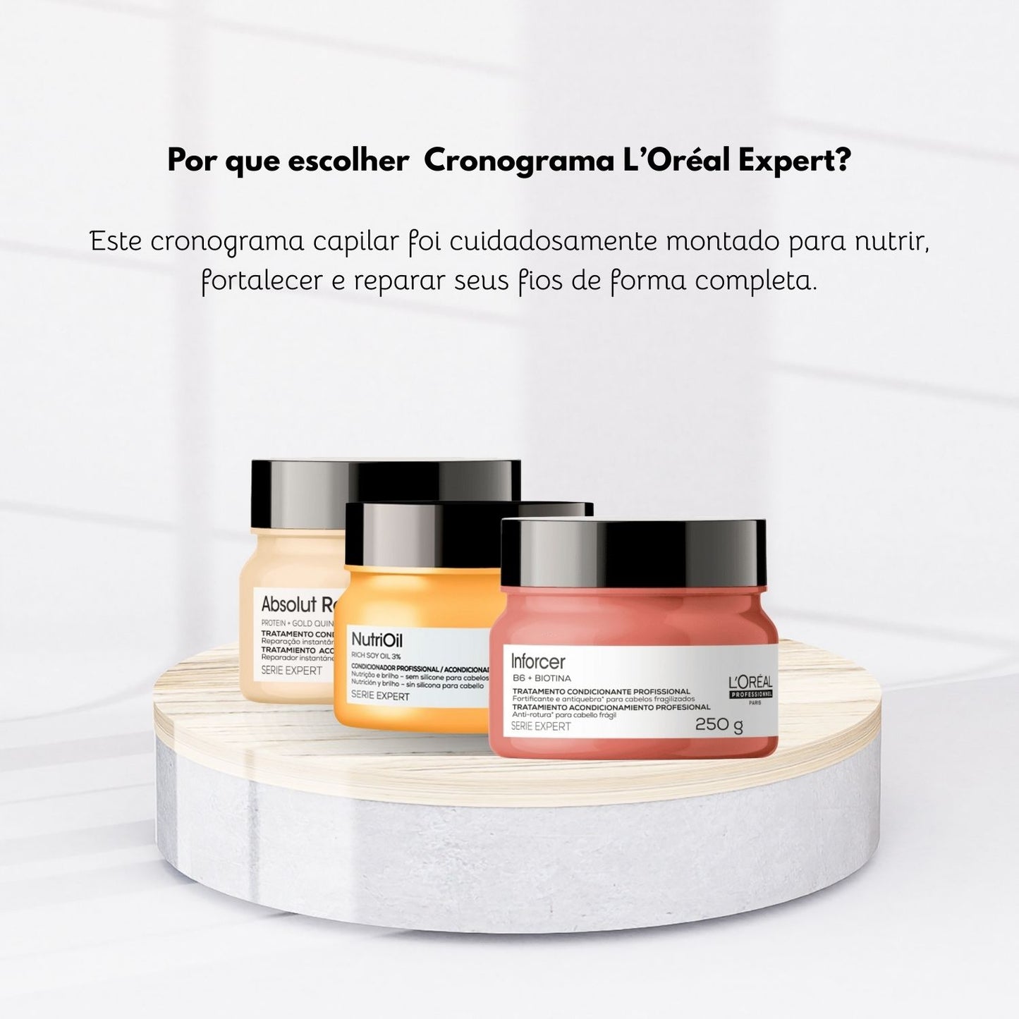 Kit Loreal Expert Cronograma Capilar Máscaras 250g