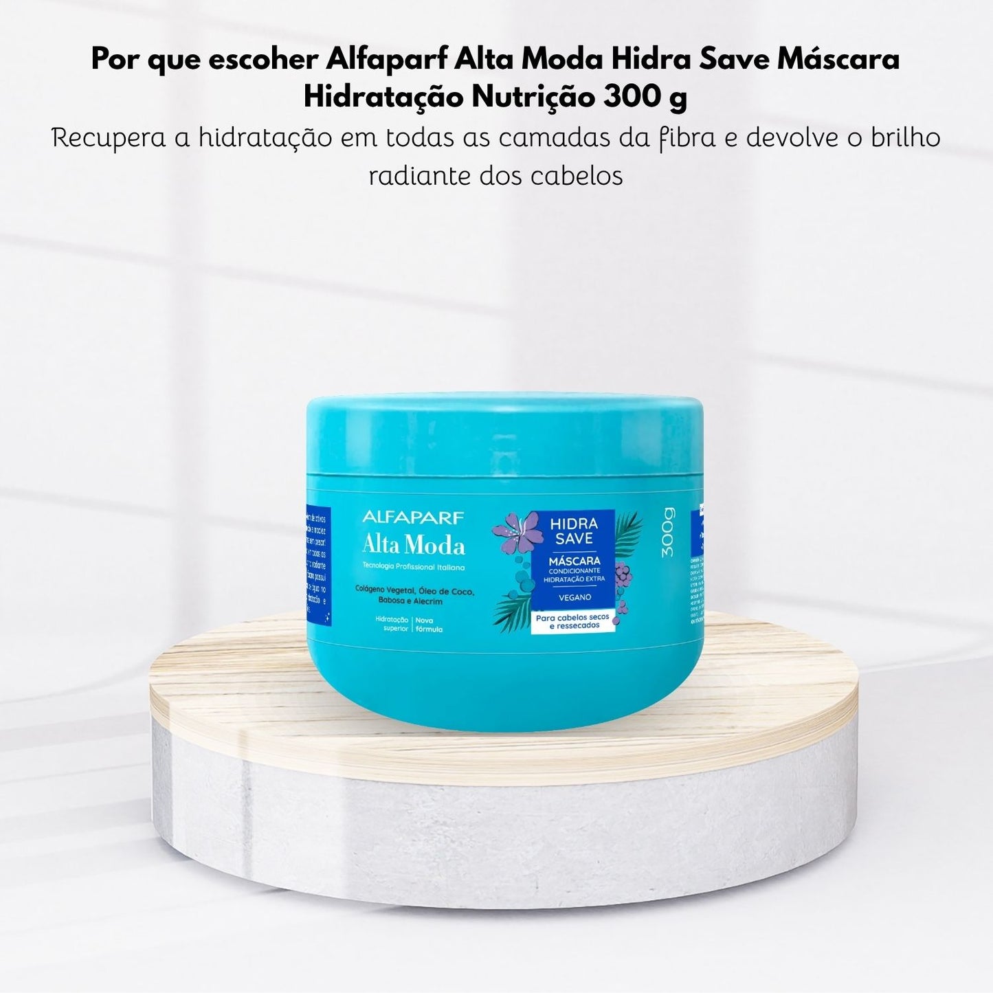 Máscara Alfaparf Alta Moda Hidra Save Máscara de Hidratação 300 g