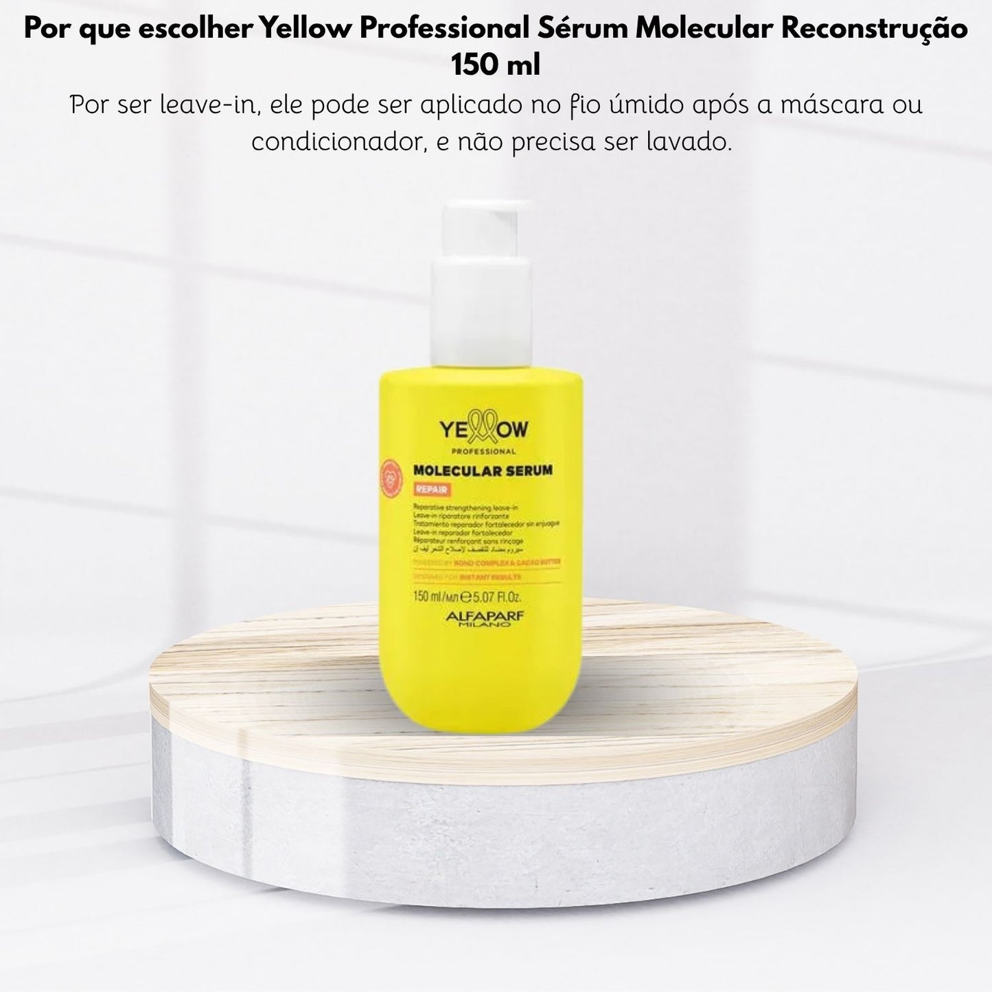 Yellow Sérum Molecular Reconstrução 150 ml