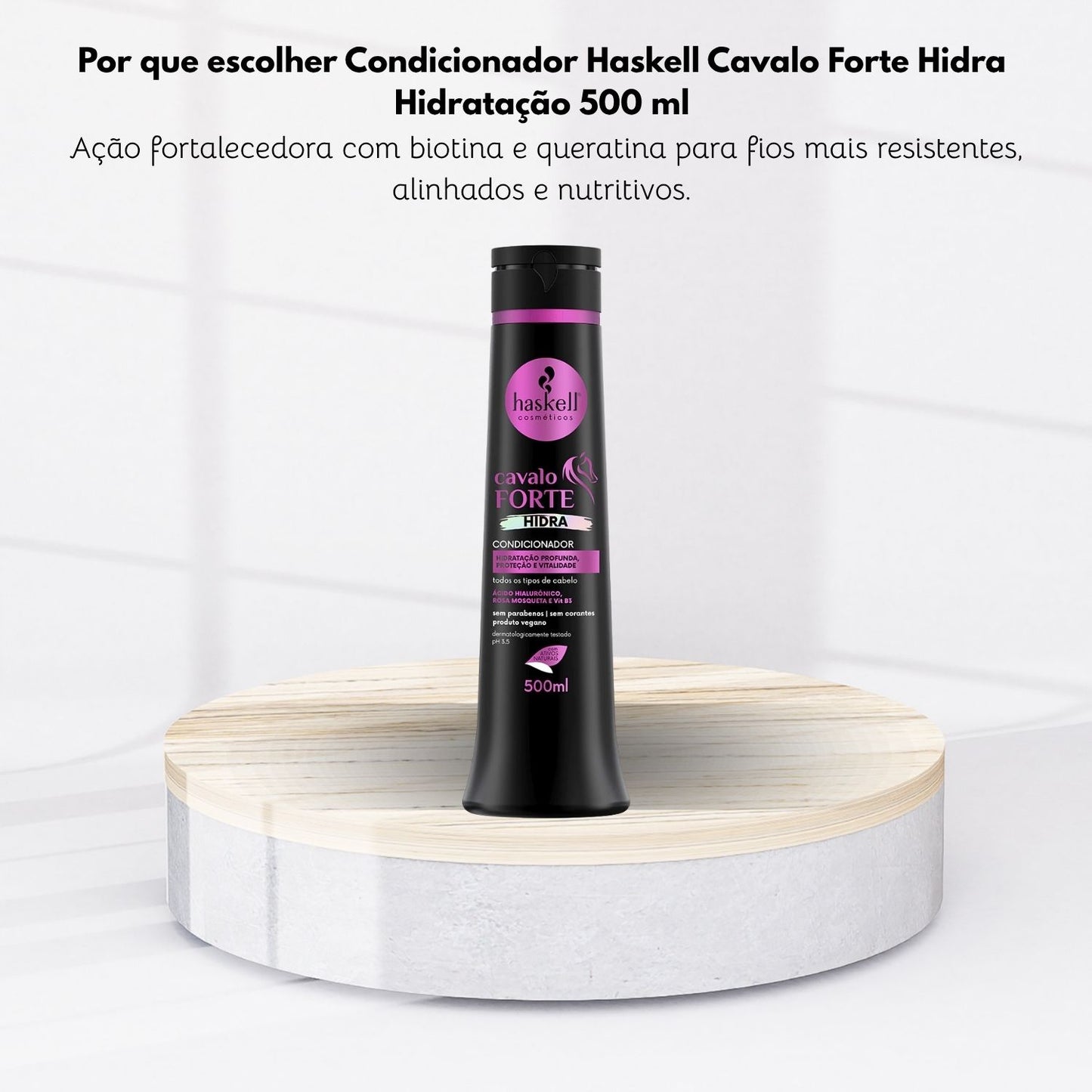 Condicionador Haskell Cavalo Forte Hidra Hidratação 500 ml