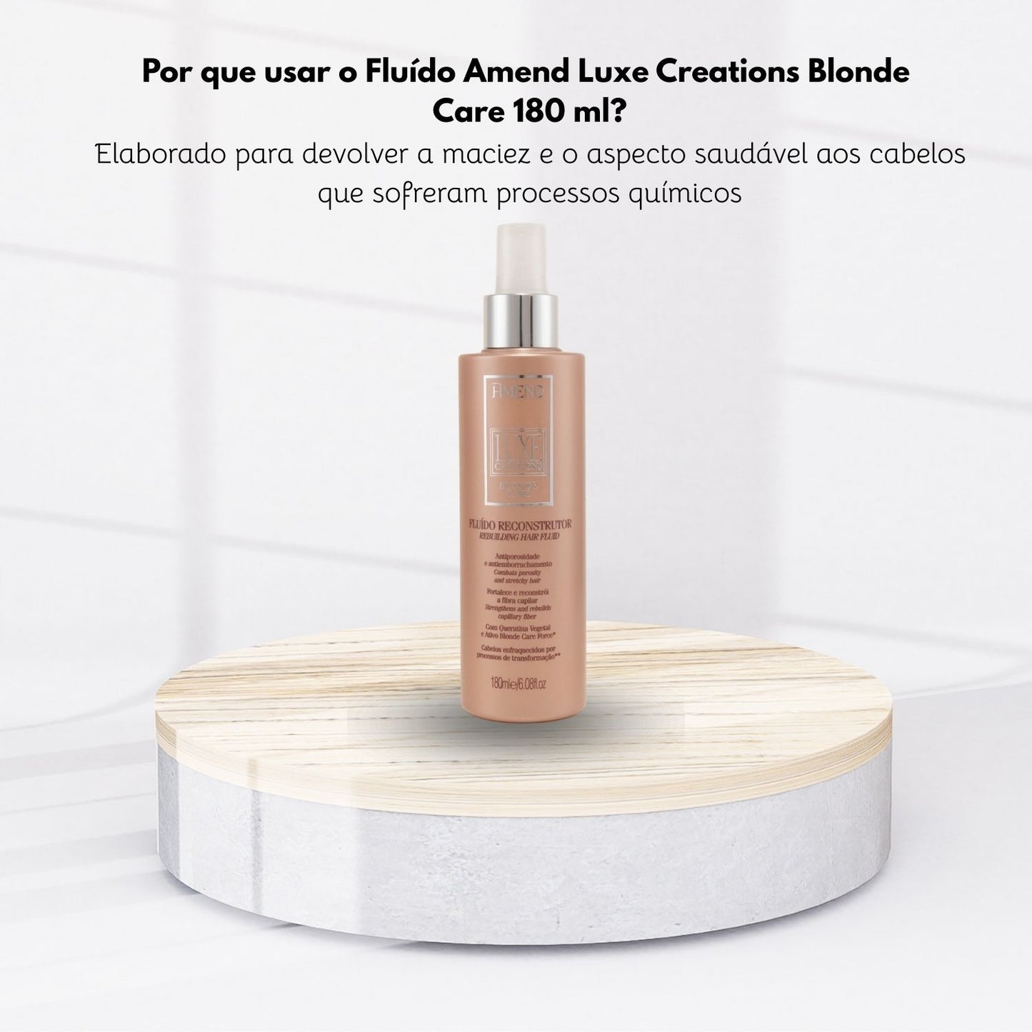 Fluído Amend Luxe Creations Blonde Care 180 ml