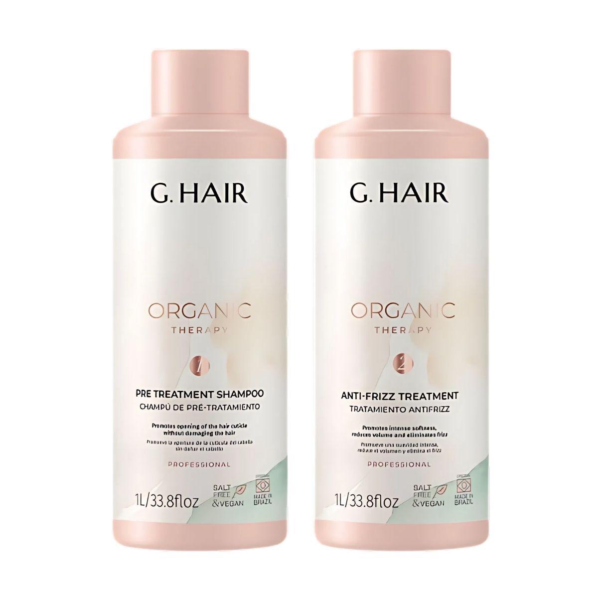 Progressiva G.Hair Organic Therapy Tratamento Antivolume 1 Litro