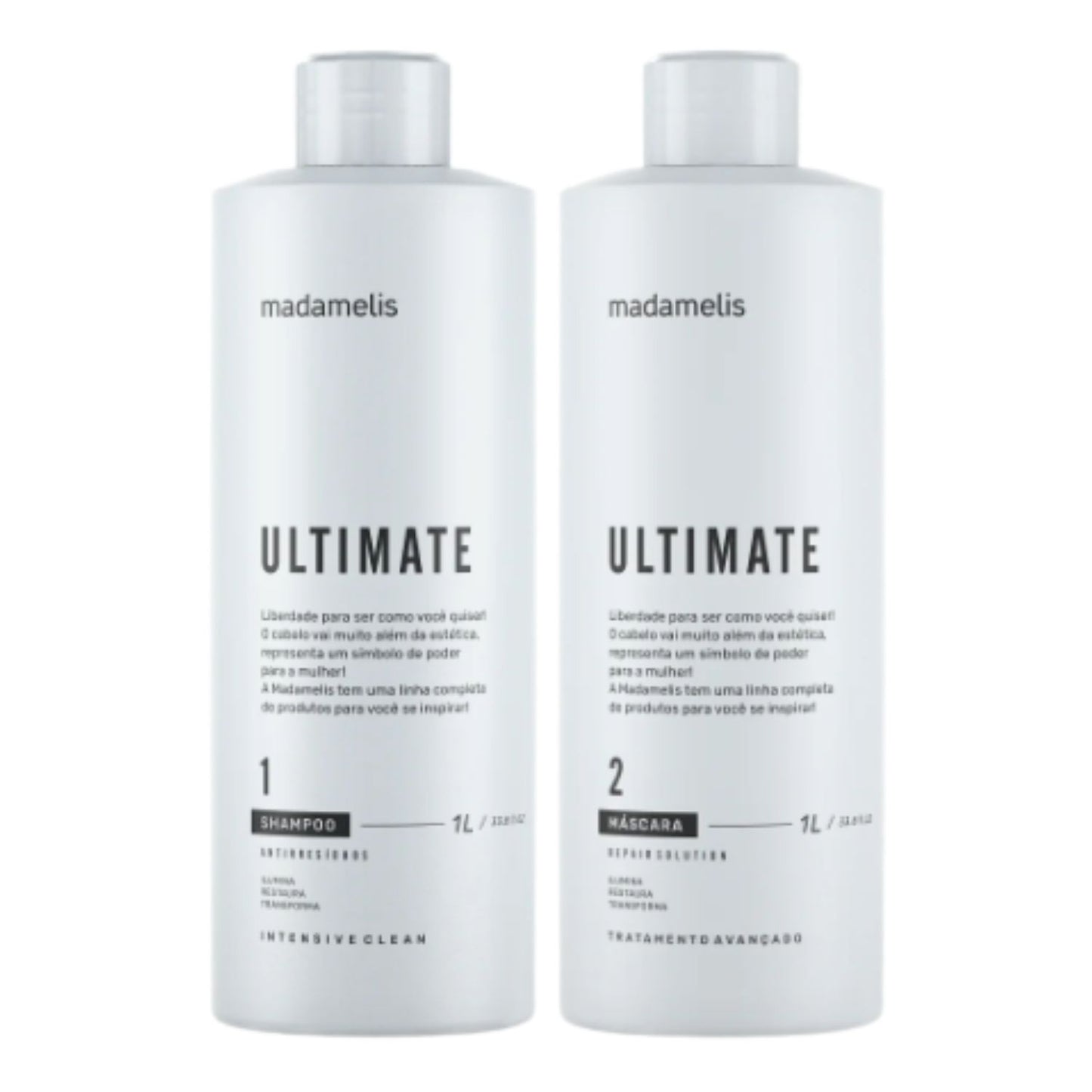 Kit Madamelis Ultimate Escova Progressiva (2 x 1 Litro)