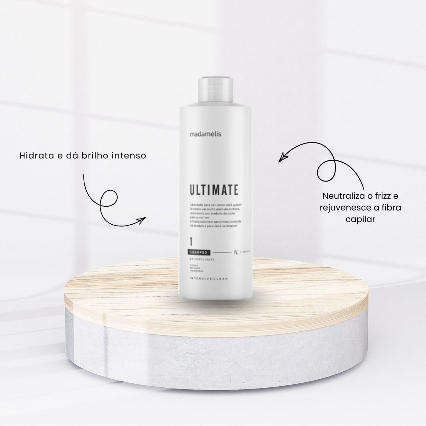 Kit Madamelis Ultimate Escova Progressiva (2 x 1 Litro)