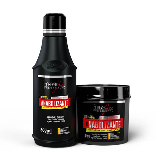 Kit Forever Liss Anabolizante Capilar Shampoo 300 ml + Máscara 240 g