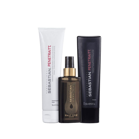 Kit Sebastian Penetraitt Shampoo 250 ml + Máscara 150 ml + Dark Oleo 95 ml