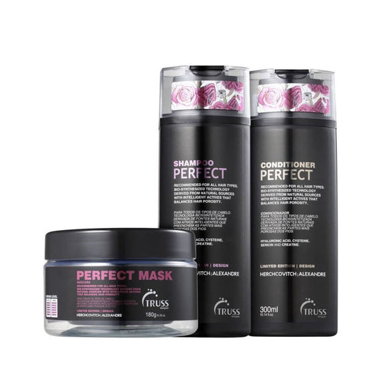 Kit Truss Perfect Shampoo 300 ml + Condicionador 300 ml + Máscara 180 ml