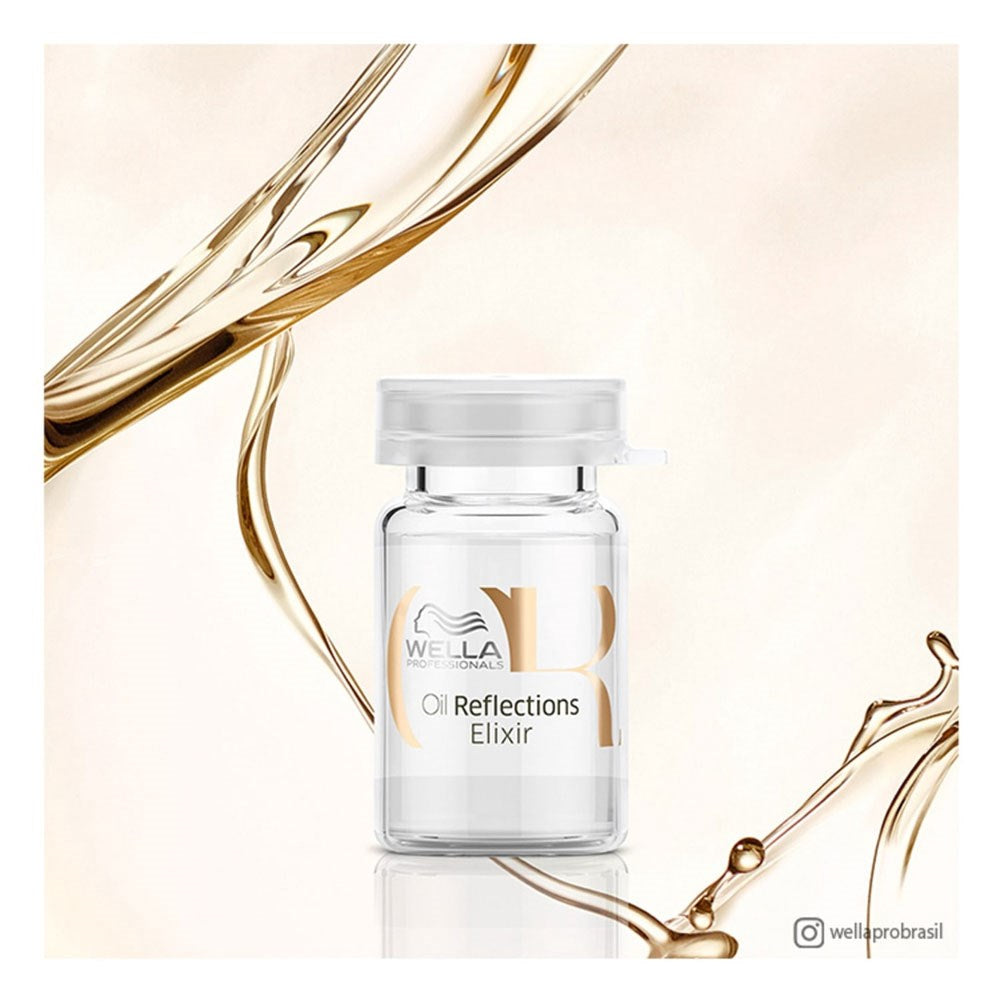 Kit Wella Oil Reflections Elixir Sérum Ampola Capilar 3x6 ml