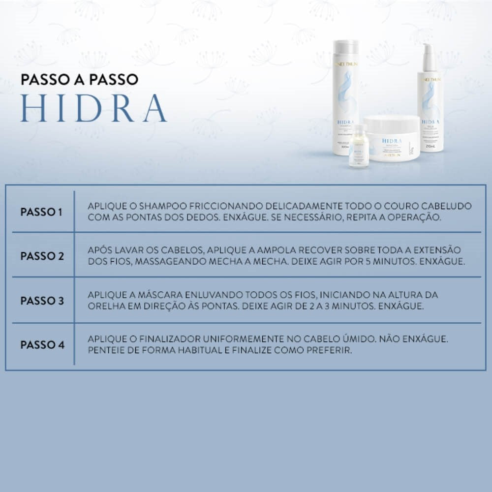 Kit Aneethun Hidra Acido Hialurônico 3 Máscara 250g