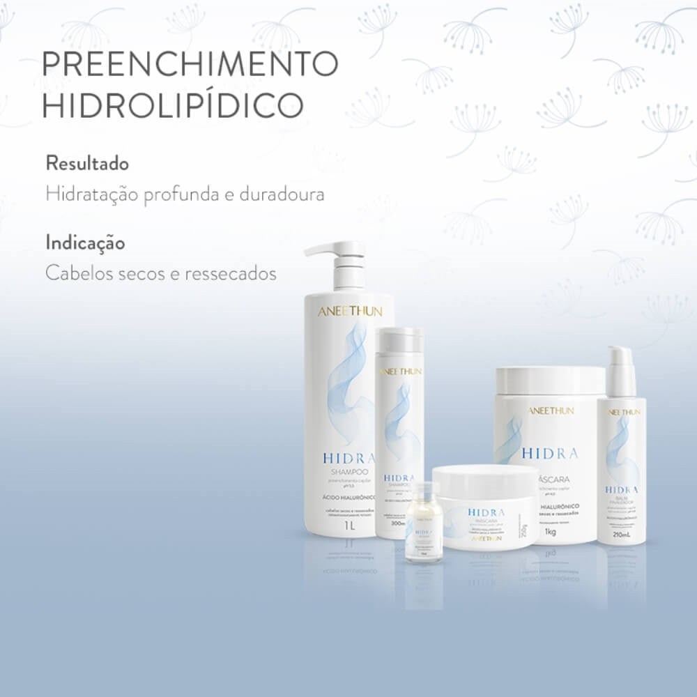 Kit Aneethun Hidra Acido Hialurônico 3 Máscara 250g