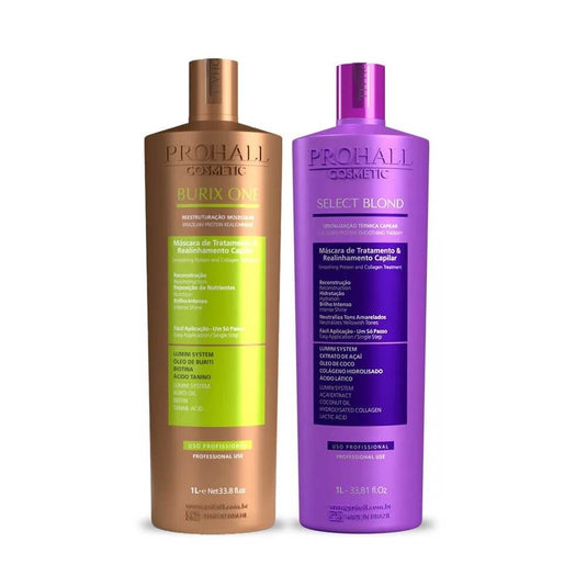 Kit Prohall Burix One Vegana + Select Blond 2x1 Litro