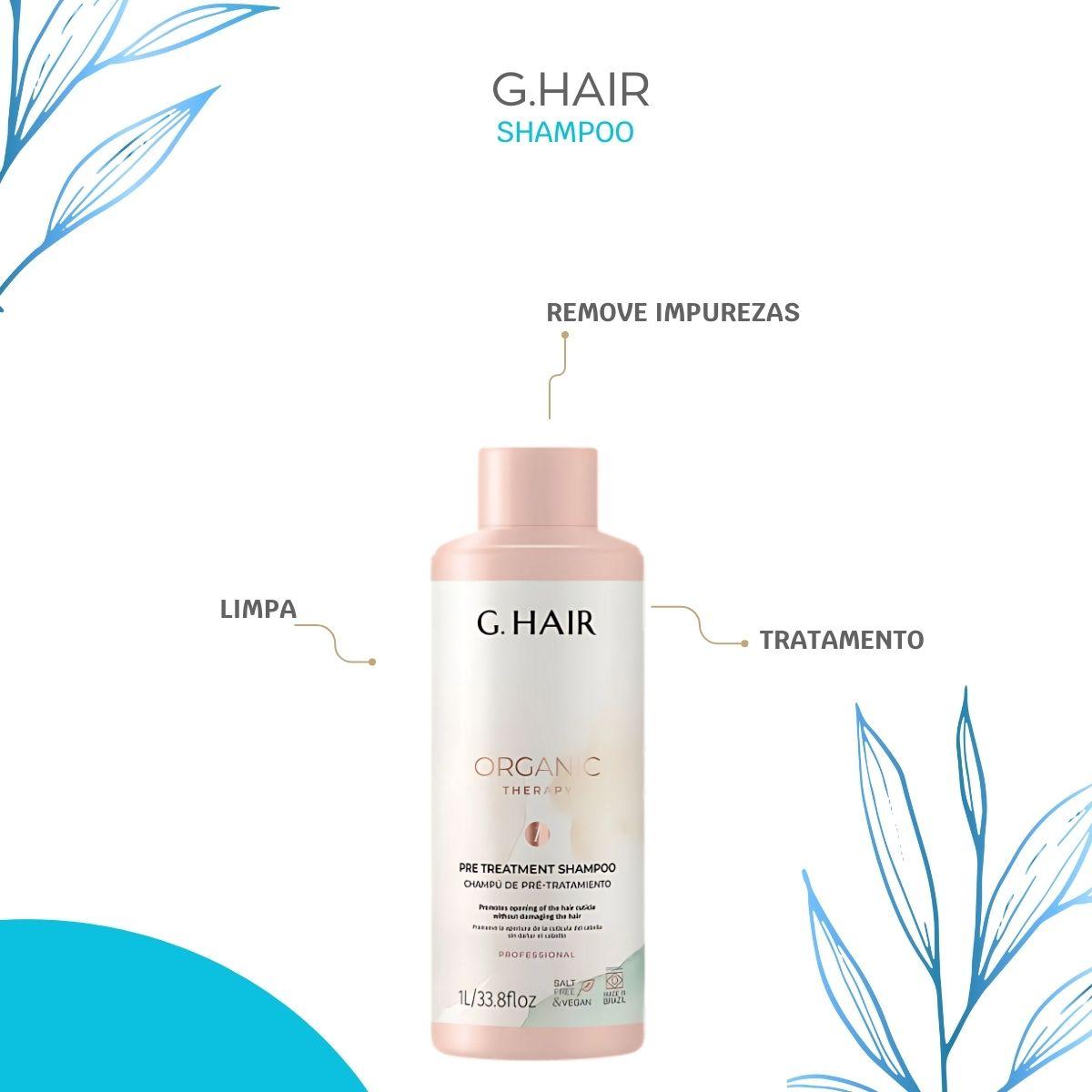 Progressiva G.Hair Organic Therapy Tratamento Antivolume 1 Litro