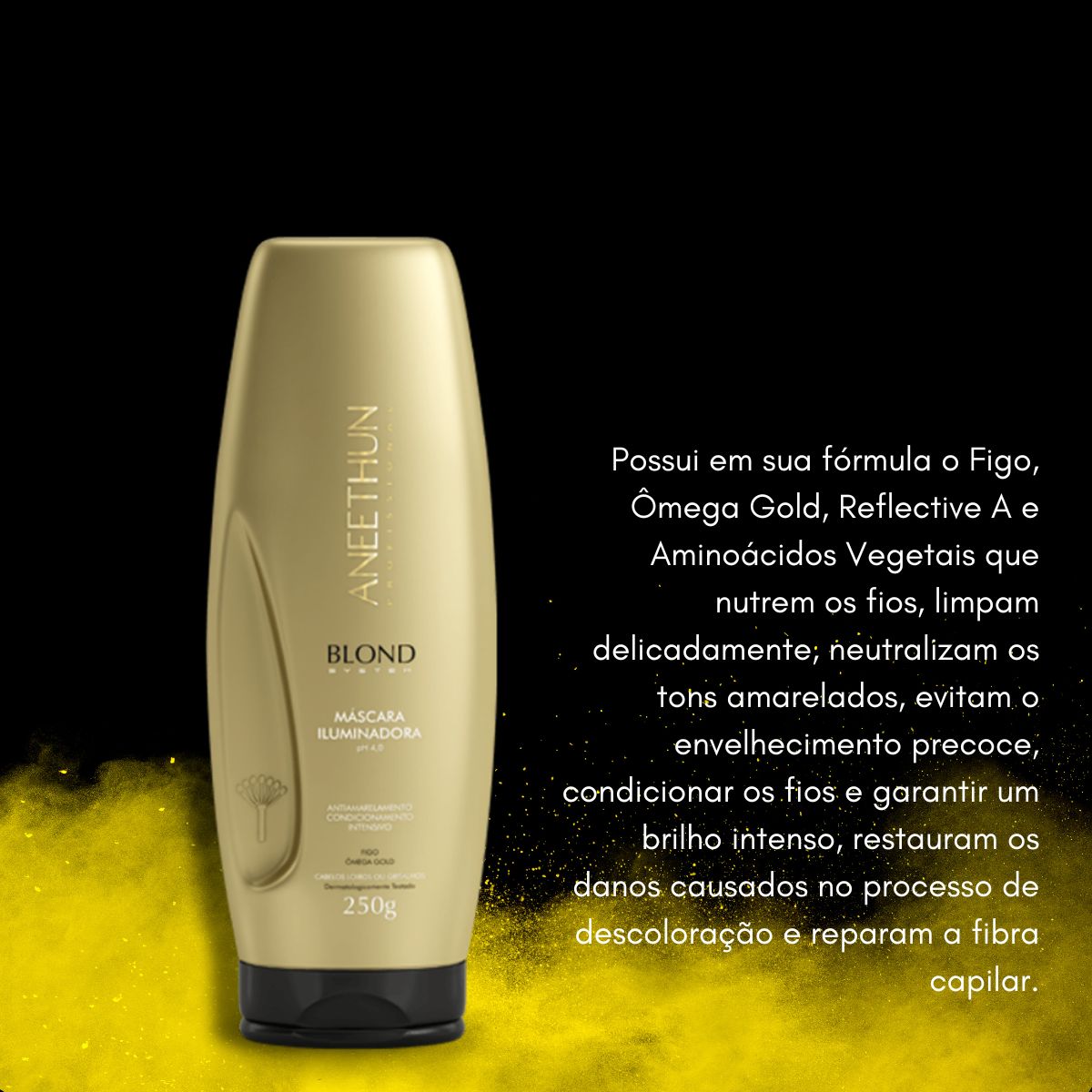 Máscara Aneethun Blond Iluminadora 250g