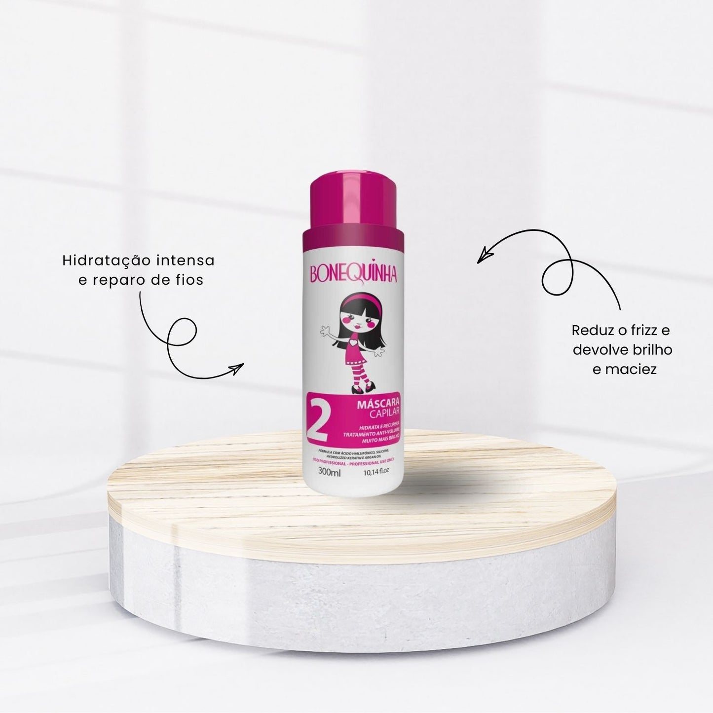 Kit Bonequinha Escandalosa Redutora de Volume 2x300 ml