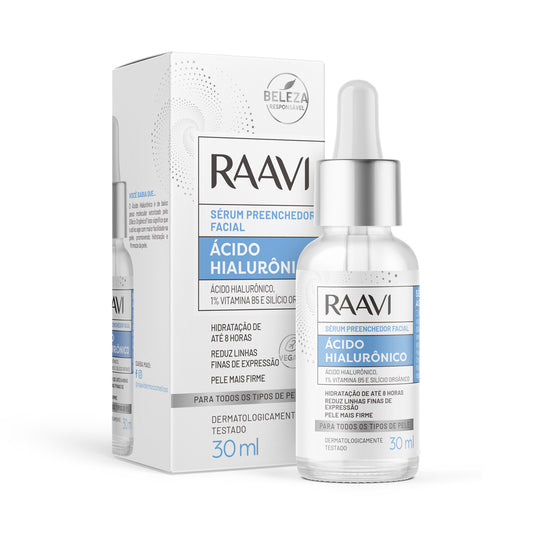 Raavi Sérum Preenchedor Facial Ácido Hialurônico 30 ml