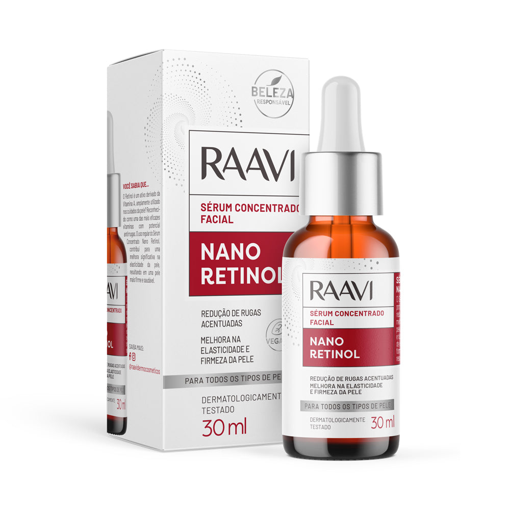 Raavi Sérum Concentrado Facial Nano Retinol 30 ml