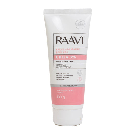 Raavi Creme Hidratante Para Pés Ureia 3% 100g