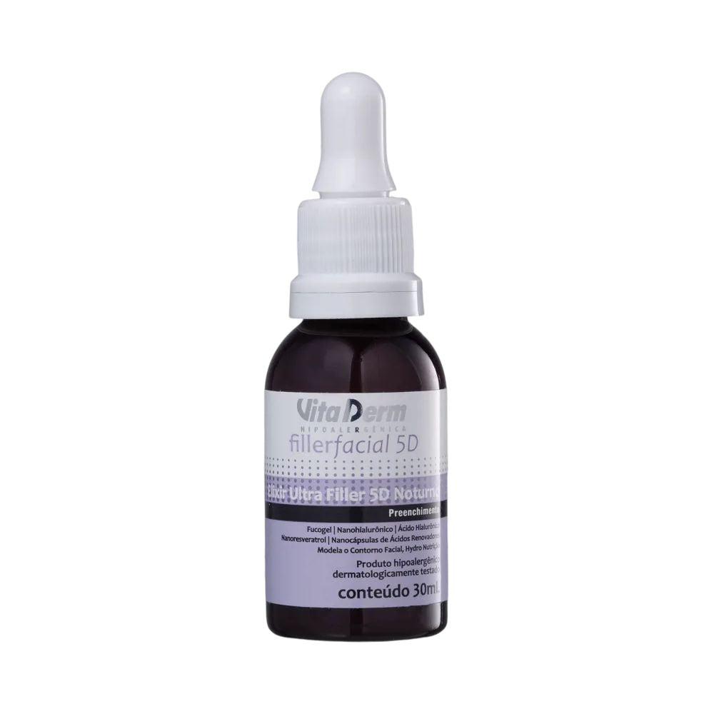 Vita Derm Filler Facial 5D Sérum Noturno 30 ml