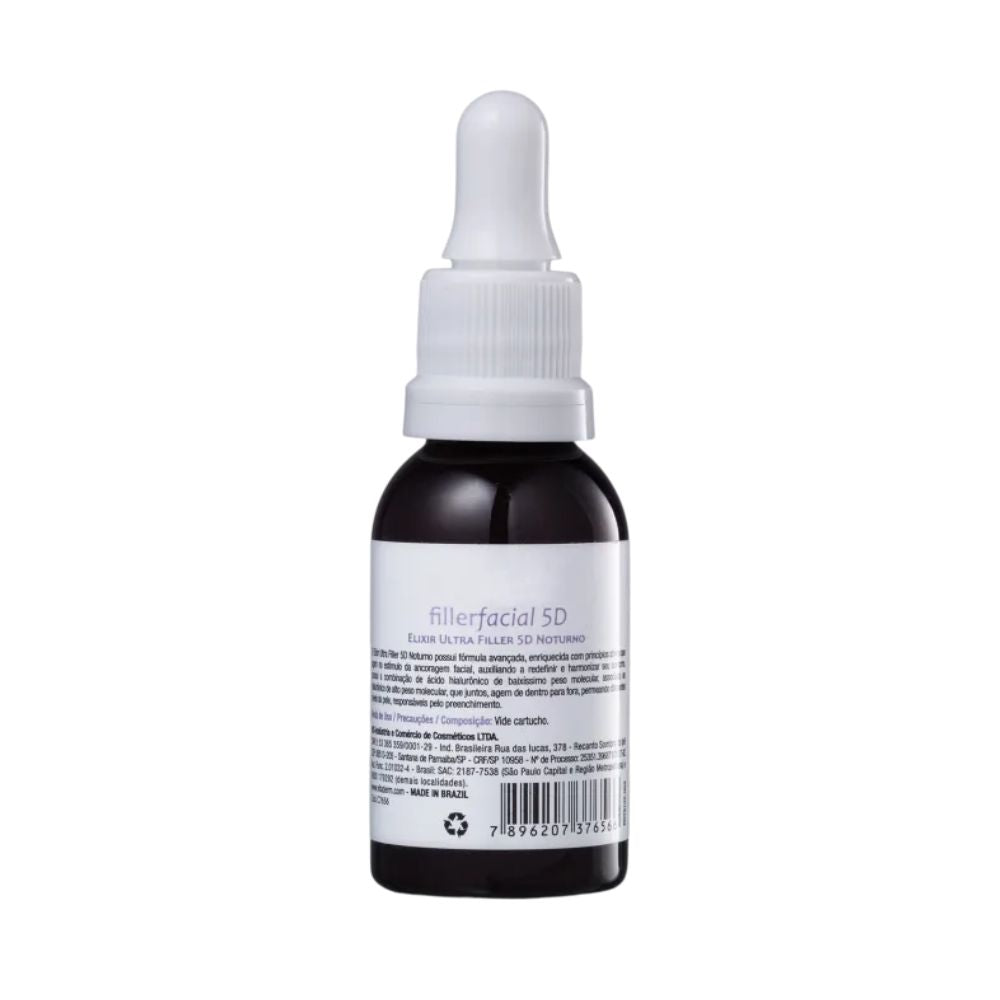 Vita Derm Filler Facial 5D Sérum Noturno 30 ml