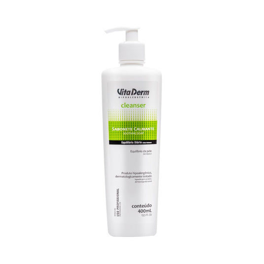Vita Derm Cleanser Sabonete Calmante 400 ml