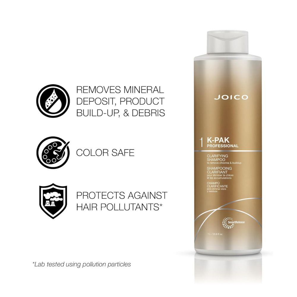 Shampoo Joico K-PAK Clarifying Antirresíduo 1 Litro