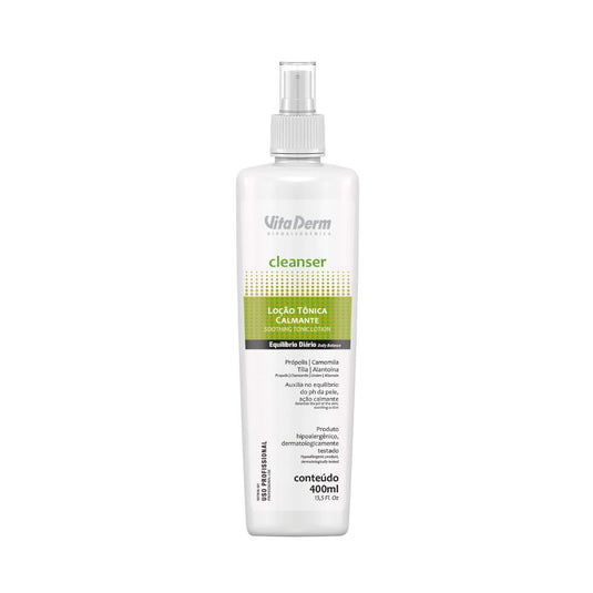 Vita Derm Cleanser Loção Tônica Calmante 400 ml