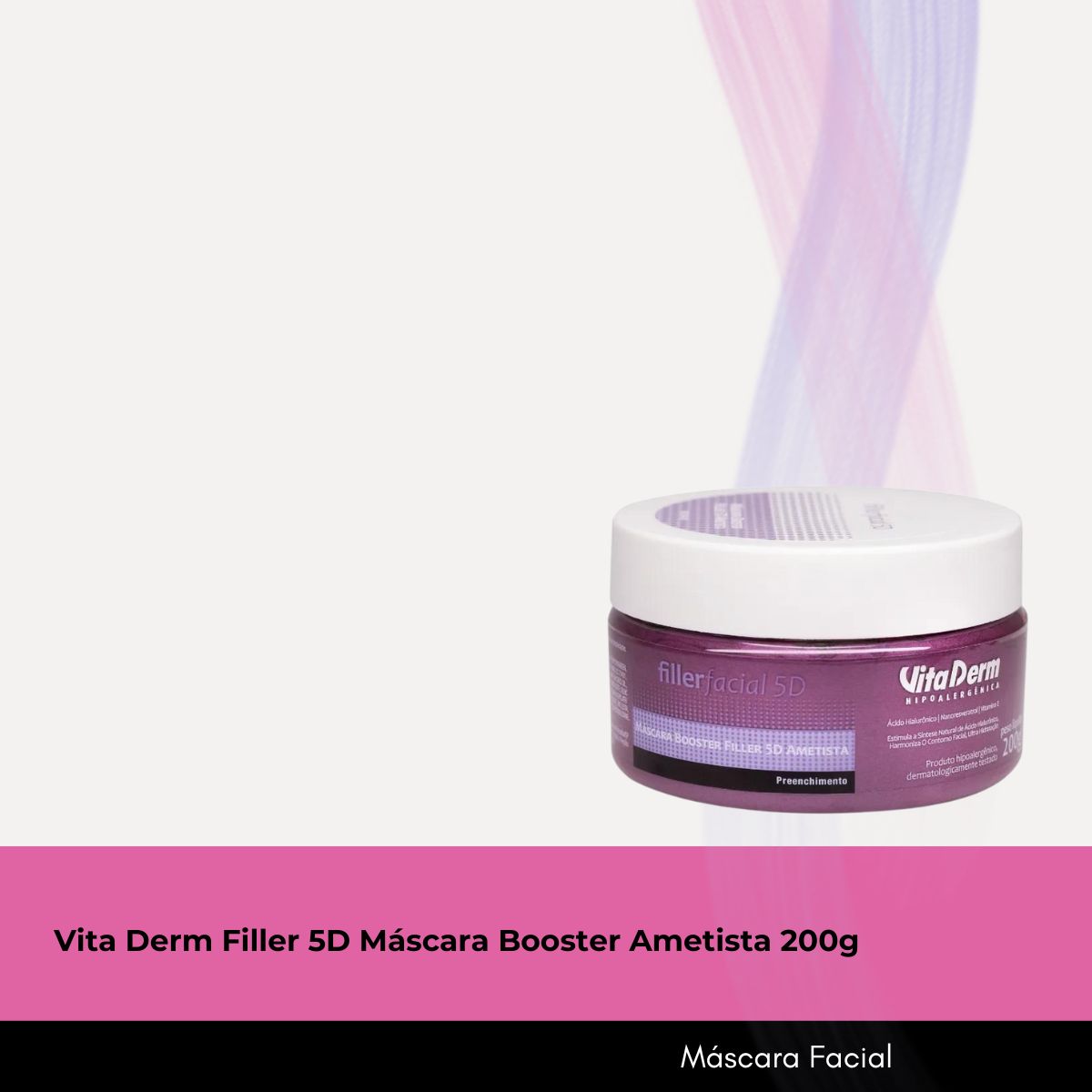 Vita Derm Filler 5D Máscara Booster Ametista 200g