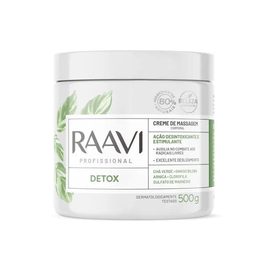 Raavi Creme de Massagem Detox 500g