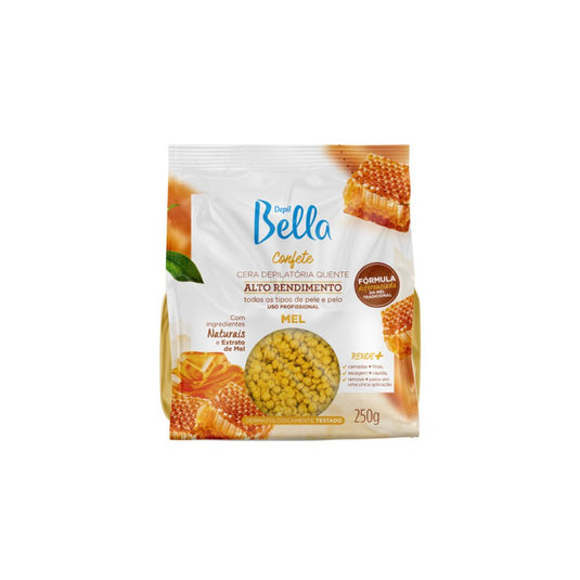 Cera Depilatória Depil Bella Quente Confete Mel 250g
