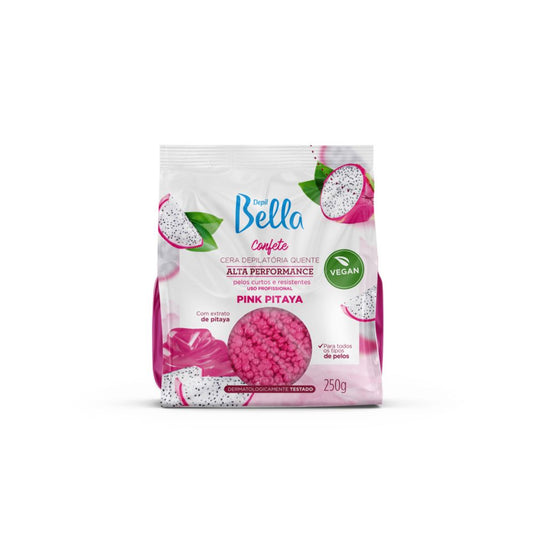 Cera Depilatória Depil Bella Quente Confete Pink Pitaya 250g