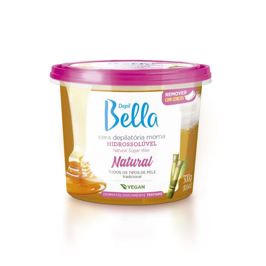 Cera Depilatória Depil Bella Hidrossolúvel Natural 300g