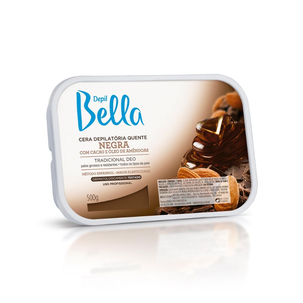 Cera Depilatória Depil Bella Negra 500g