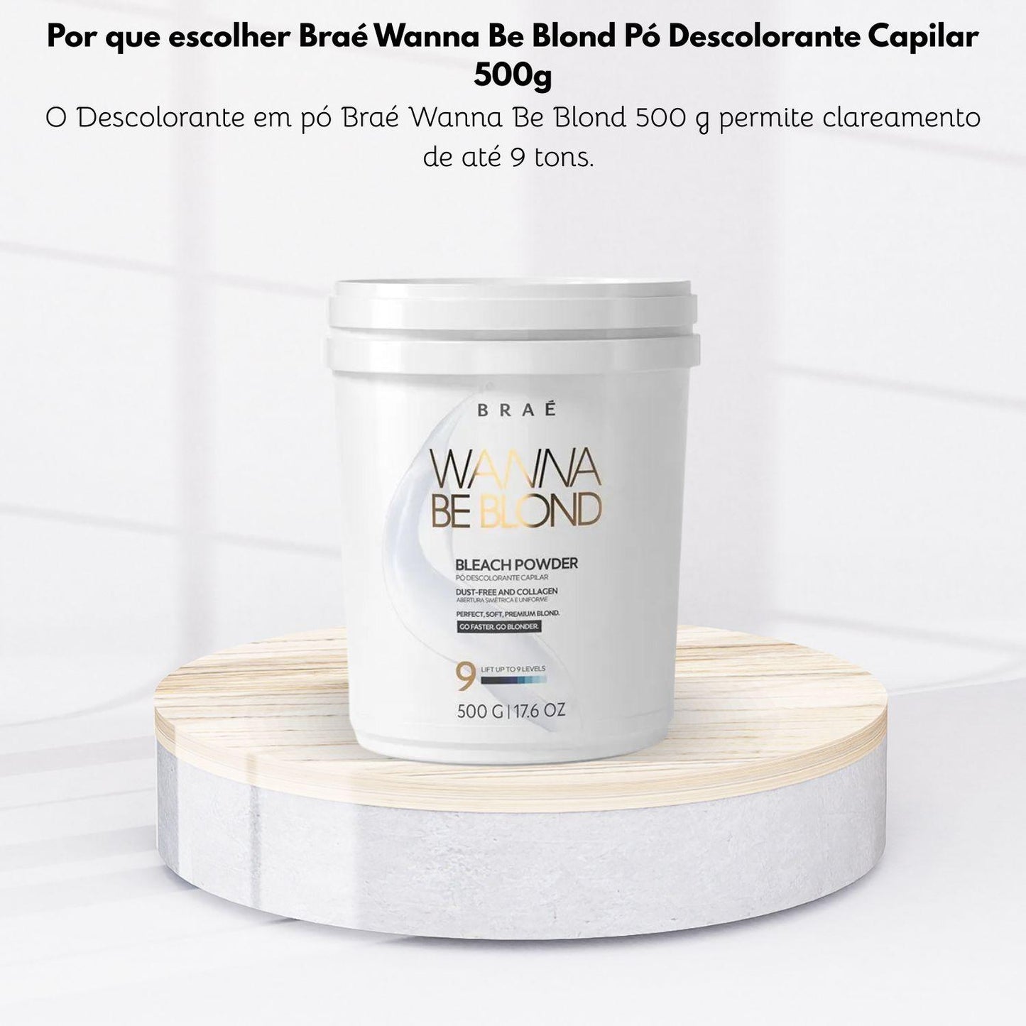 Pó Descolorante Braé Wanna Be Blond Capilar 500g