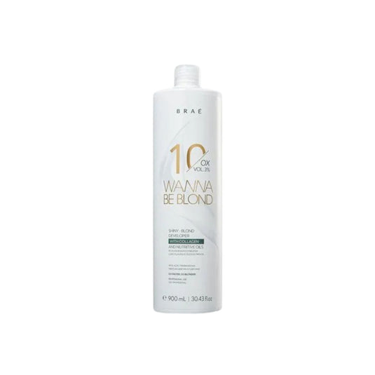 Agua Oxigenada Braé Wanna Be Blond 10 Volume Ox 900 ml
