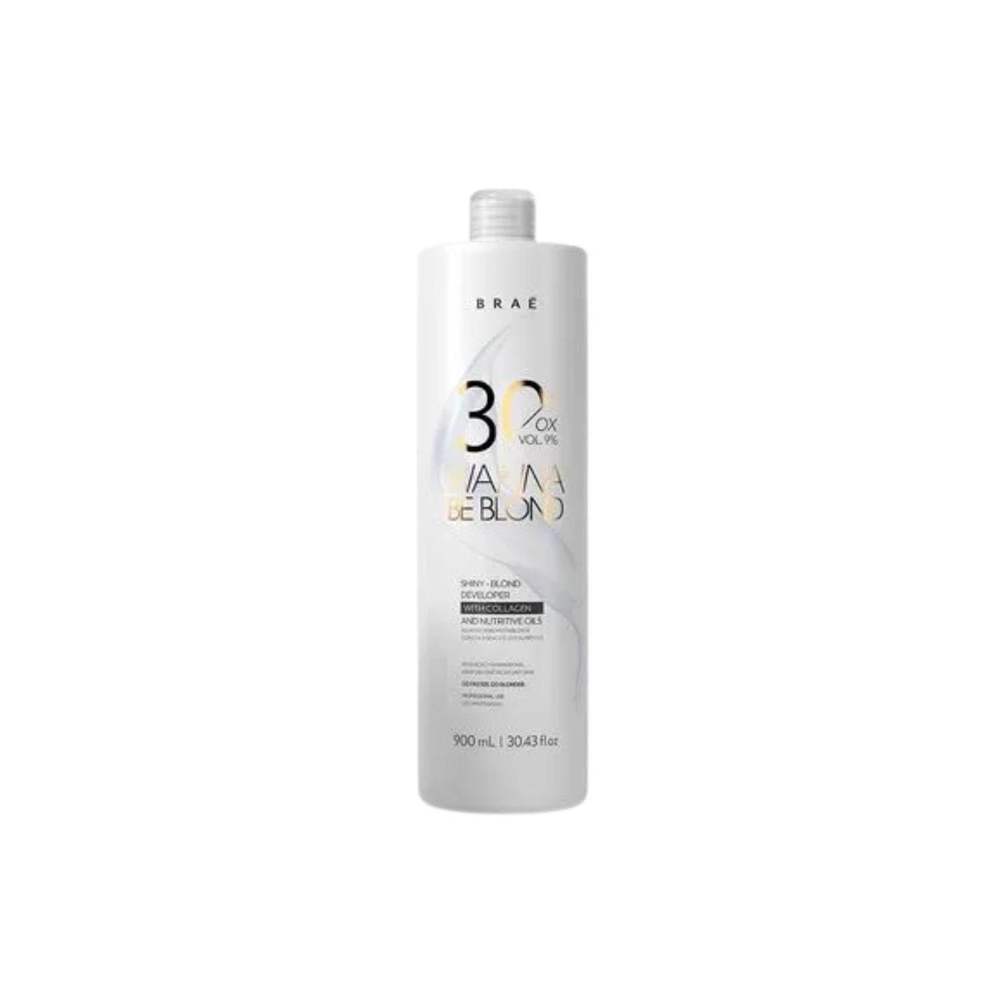 Agua Oxigenada Braé Wanna Be Blond 30 Volume Ox 900 ml