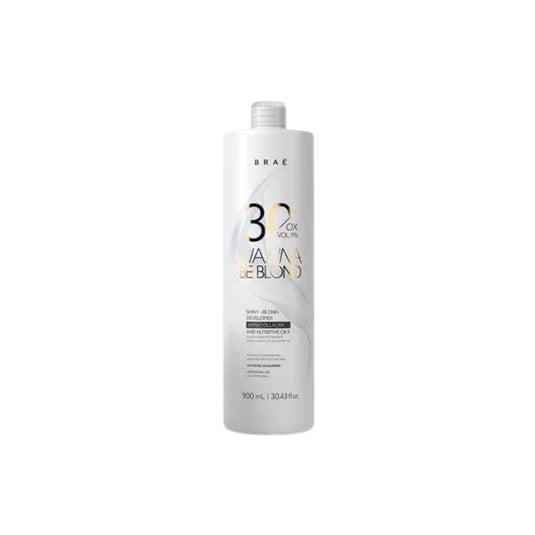 Agua Oxigenada Braé Wanna Be Blond 30 Volume Ox 900 ml