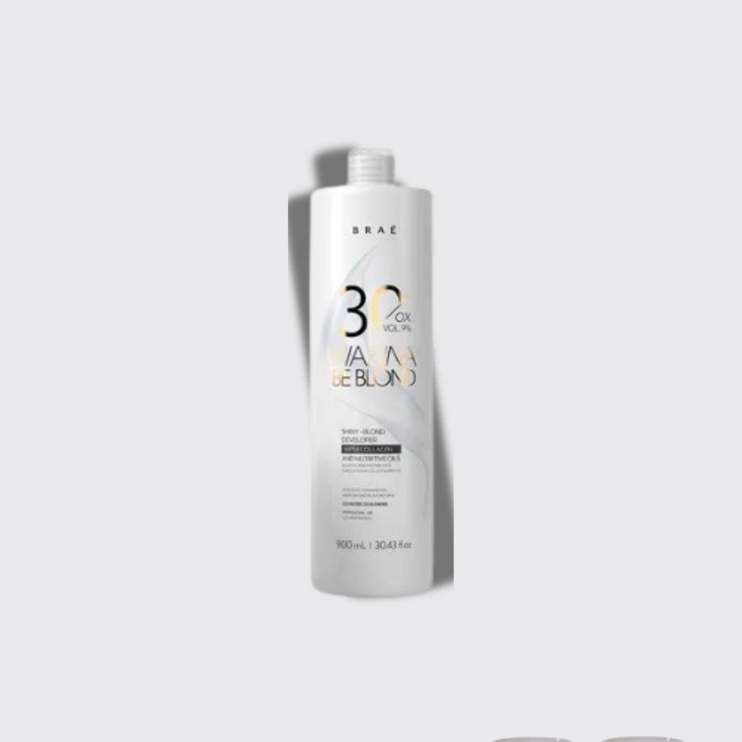 Agua Oxigenada Braé Wanna Be Blond 30 Volume Ox 900 ml