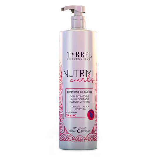 Leave-in Tyrrel Nutrimi Curls Definidor de Cachos 500 ml para Cabelo Cacheado