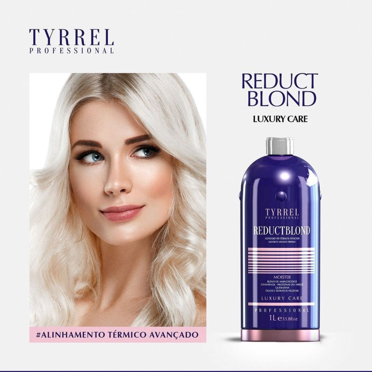 Progressiva Tyrrel Reduct Blond Alinhamento Térmico 1 Litro